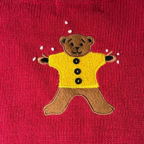 Festive Christmas Sweater Vest with Santa and‎ Bears PM - Picture 5 of 6